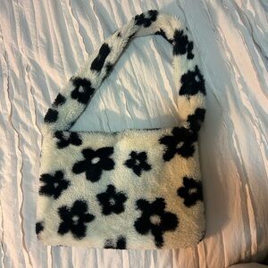 fluffy flower bag